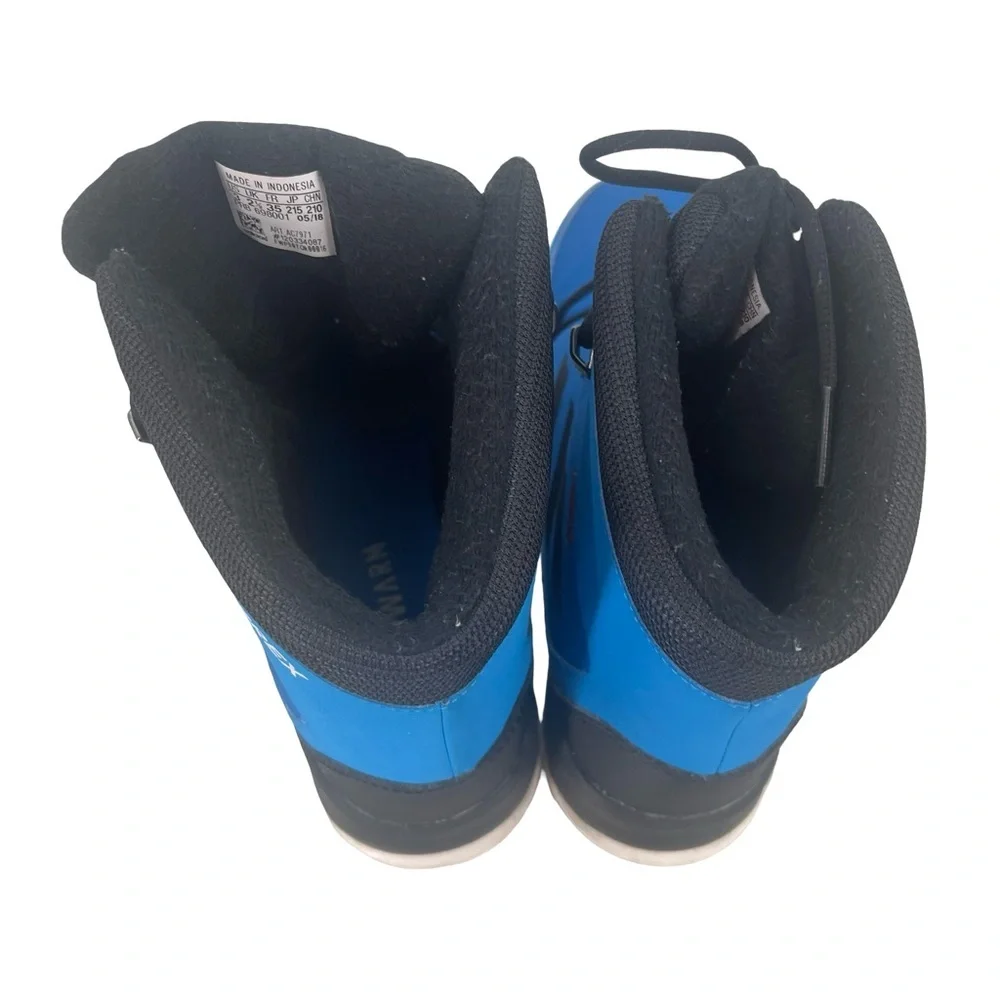 adidas Terrex Kids Bright Blue and Black Winter Boots snow boots